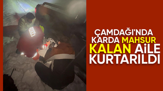 Çamdağı'nda mahsur kaldılar