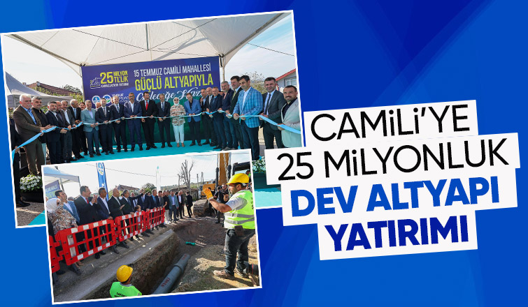 Camili de 25 milyon TL lik alt yapı yatırımı başladı