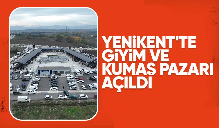 Camili-Karaman Pazar Yeri'nde Giyim ve Kumaş Pazarı açıldı