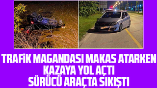 Camili-Karaman yolunda makas kazası