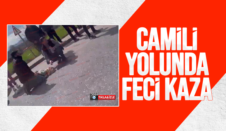 Camili yolunda genç kıza araç çarptı