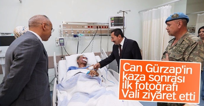 Can Gürzap'in kaza sonrası ilk fotoğrafı