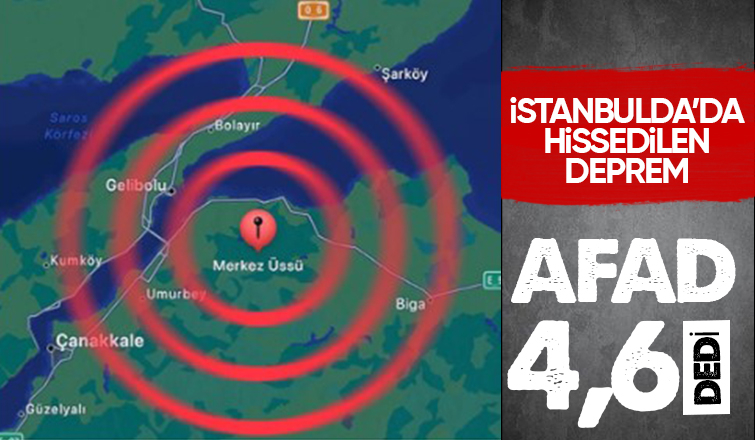 Çanakkale'de deprem! İstanbul'da da hissedildi