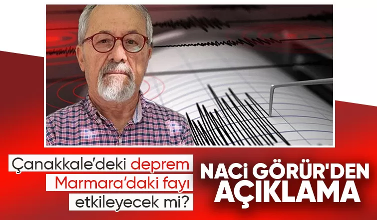 Çanakkale depremi açıklaması Büyük Marmara depremini etkileyecek mi