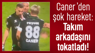 Caner Erkin'den olay hareket; Takım arkadaşını tokatladı