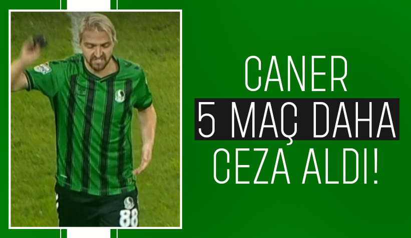 Caner Erkin'e 5 maç ceza