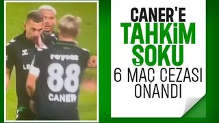 Caner Erkin'in 6 maç cezası onandı