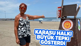 Cankurtaran kulesi tahrip edildi, bölge halkı tepki gösterdi