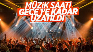 Canlı müzik saatlerinde yeni düzenleme