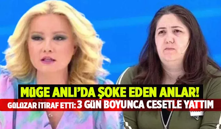 Canlı yayında şok sözler; 3 gün boyunca cesetle yattım