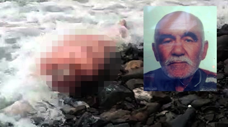 Cansız bedeni kayalıklara vurdu