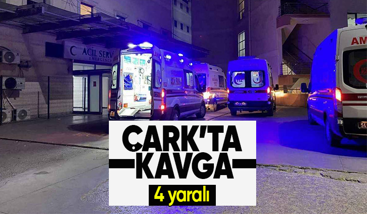 Çark Caddesi'nde iki grup birbirine girdi: 4 yaralı