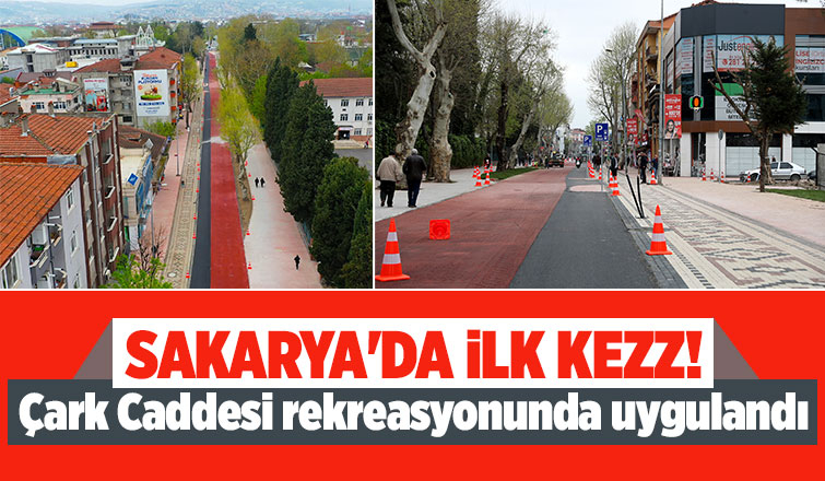 Çark Caddesi rekreasyonunda bir ilk uygulandı