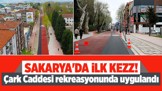 Çark Caddesi rekreasyonunda bir ilk uygulandı