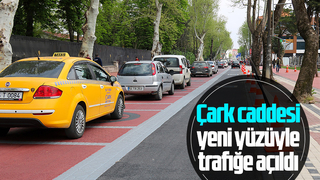 Çark Caddesi trafiğe açıldı