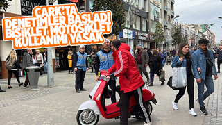 Çark Caddesi’nde denetimler başladı