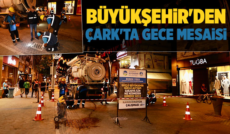 Çark Caddesi’nde hummalı çalışma