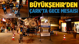 Çark Caddesi’nde hummalı çalışma