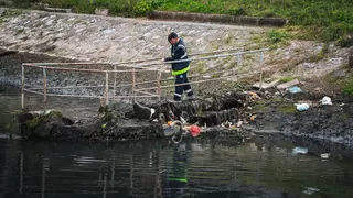 Çark Deresi'nde bayram temizliği