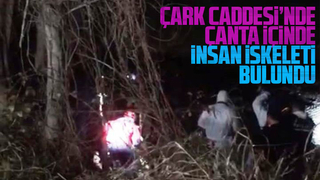 Çark Deresi'nde insan iskeleti bulundu