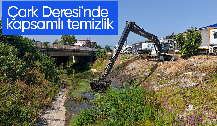 Çark Deresi'nde temizlik