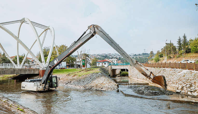 Çark Deresi tarihinin en kapsamlı temizlik çalışması tamam