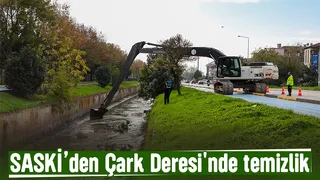 Çark Deresi temizlendi