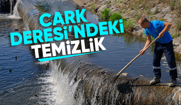 Çark deresi temizleniyor