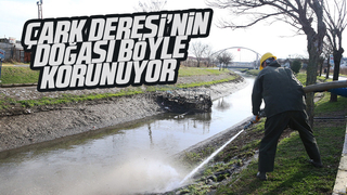 Çark Deresi’nin doğası böyle korunuyor