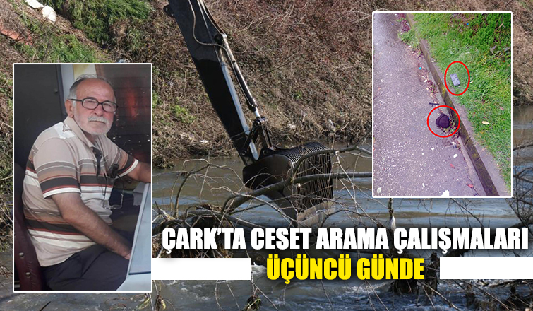 Çark'ta kayıp kişiyi arama çalışmaları sürüyor