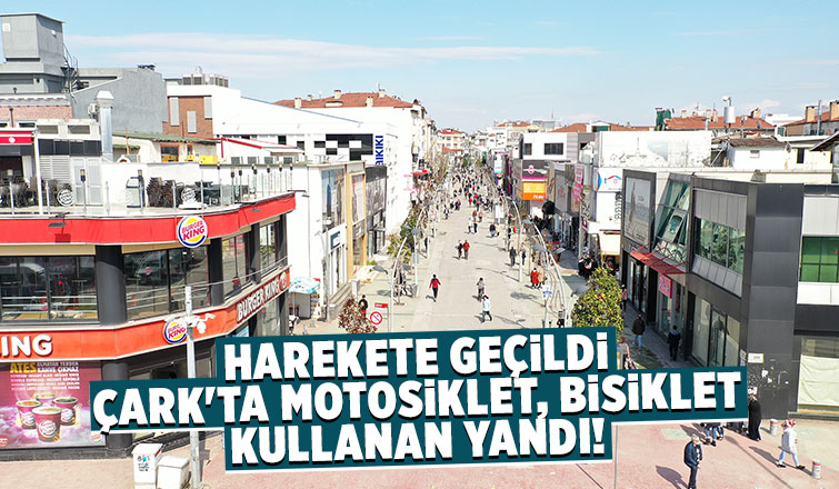 Çark'ta motosiklet ve bisiklet kullanana ceza kesilecek