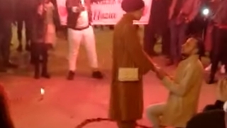 Çark'ta Sevgililer Günü'nde evlilik teklifi