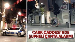 Çark'ta şüpheli çanta polisi alarma geçirdi