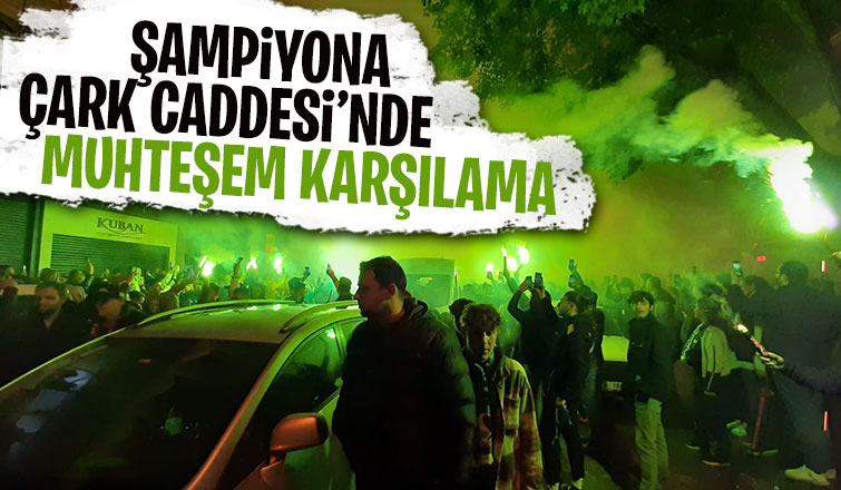 Çarkta muhteşem karşılama