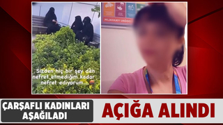 Çarşaflı kadınları aşağılayan tıbbi sekreter açığa alındı