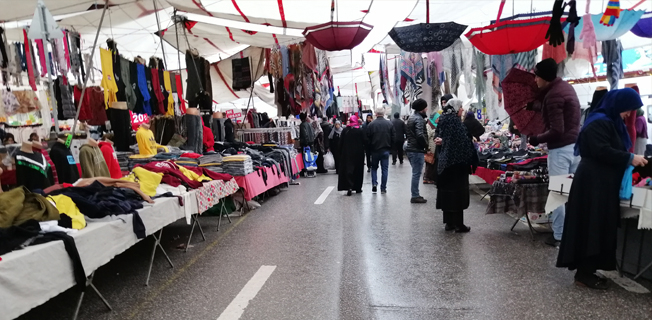 Çarşamba pazarına korona engeli