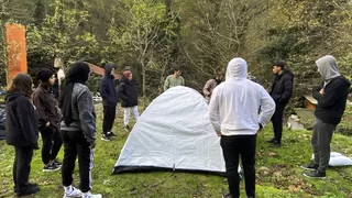 Çatalkaya Vadisi’nde çadır kampı yaptılar