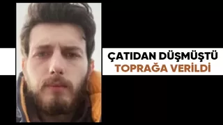 Çatıdan düşen işçiye acı veda