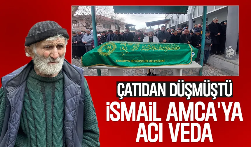 Çatıdan düşen yaşlı adam toprağa verildi