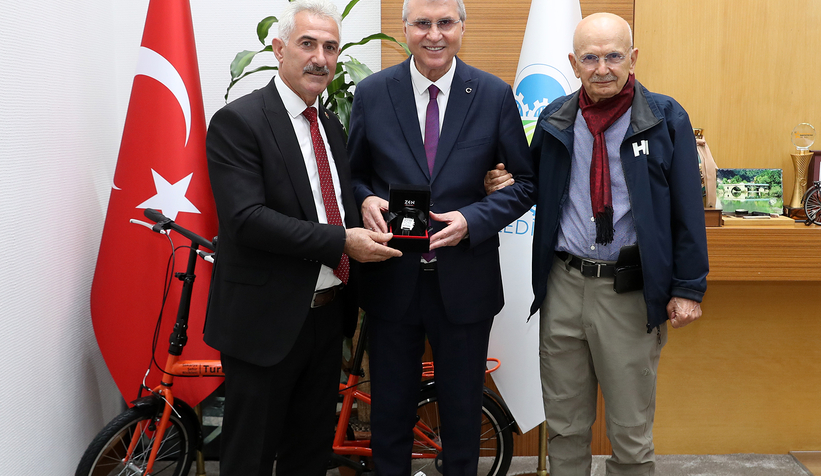 Çaybaşı Fuadiye'den Başkan Yüce’ye teşekkür ziyareti