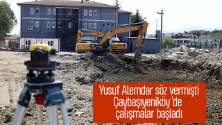Çaybaşıyeniköy’de çalışmalar başladı