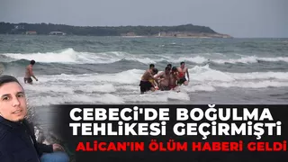 Cebeci'de boğulma tehlikesi geçiren Alican, hayatını kaybetti