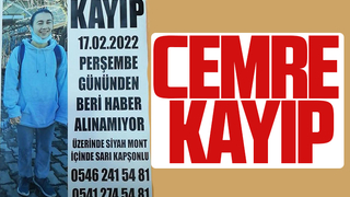 Cemre'den haber alınamıyor
