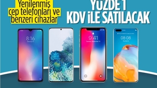 Cep telefonlarında KDV oranı yüzde 1'e indirildi