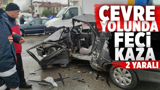 Çevre yolunda kaza: 2 yaralı