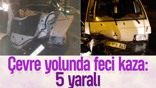 Çevre yolunda kaza: 5 yaralı