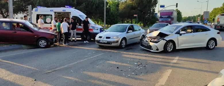 Çevre yolunda kaza