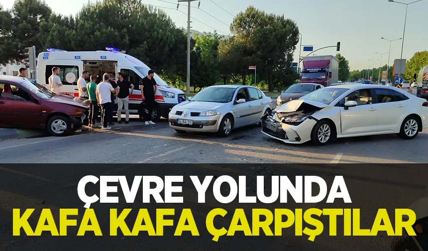 Çevre yolunda kaza