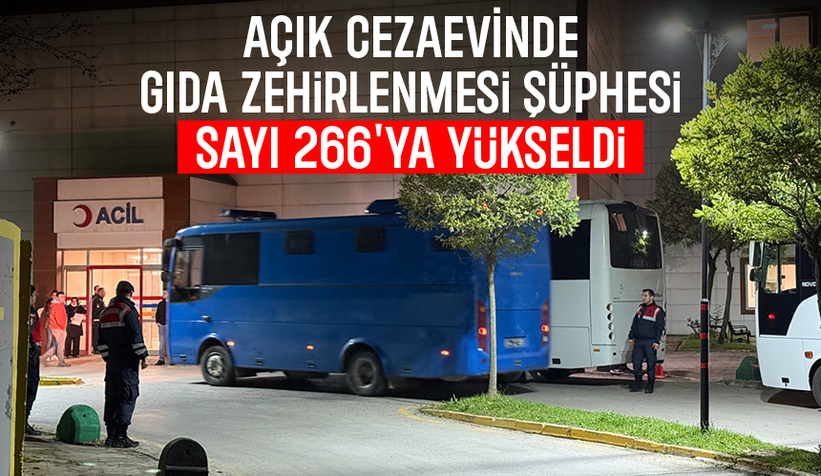 Cezaevinde zehirlenme şüphesi; Rahatsızlanan hükümlü sayısı 266'ya çıktı
