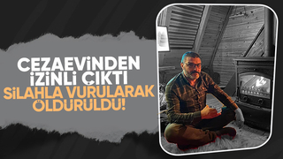 Cezaevinden izinli çıktı cinayete kurban gitti